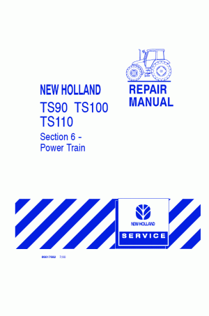 New Holland TS100, TS110, TS90 Service Manual