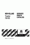 New Holland 7810S Parts Catalog