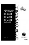 New Holland TC35D, TC40D, TC45D Operator`s Manual