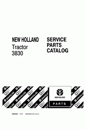 New Holland 3830 Parts Catalog