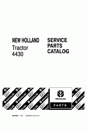 New Holland 4430 Parts Catalog