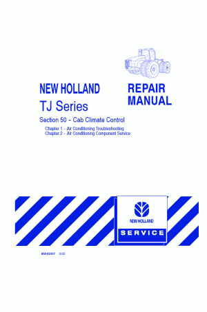 New Holland TJ275, TJ325, TJ375, TJ425, TJ450, TJ500 Service Manual