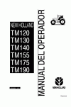 New Holland TM120, TM130, TM140, TM155, TM175, TM190 Operator`s Manual