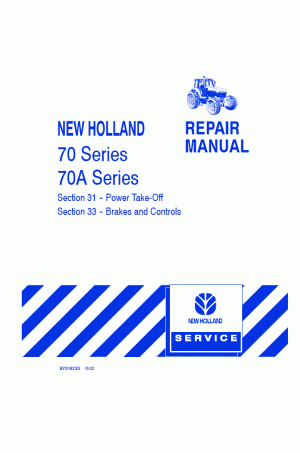 New Holland 3, 8670, 8670A, 8970, 8970A Service Manual