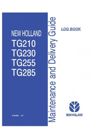 New Holland TG210, TG230, TG255, TG285 Operator`s Manual