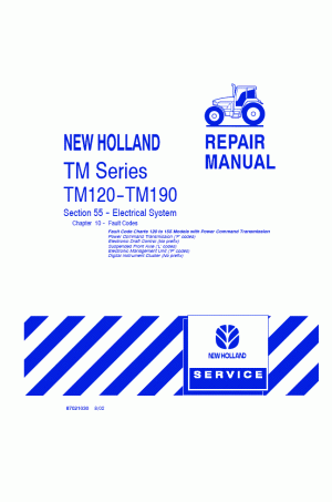 New Holland TM120, TM130, TM140, TM155, TM175, TM190 Service Manual