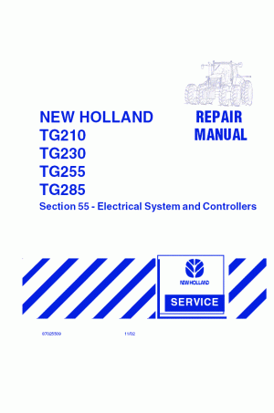 New Holland TG210, TG230, TG255, TG285 Service Manual