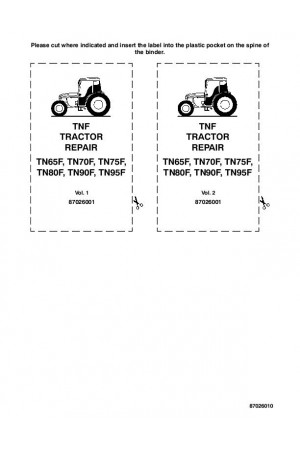 New Holland TN65F, TN70F, TN75F, TN80F, TN90F, TN95F Service Manual