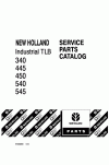 New Holland 340A, 340B, 445A, 450, 540, 545 Parts Catalog