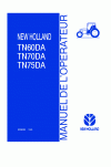 New Holland TN60DA, TN70DA, TN75DA Operator`s Manual