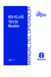 New Holland TB120 Operator`s Manual