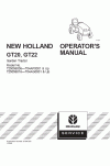 New Holland GT20, GT22 Operator`s Manual
