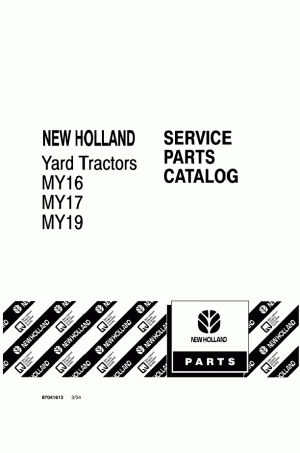 New Holland MY16, MY17, MY19 Parts Catalog