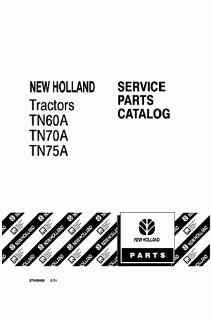 New Holland TN60A, TN70A, TN75A Parts Catalog