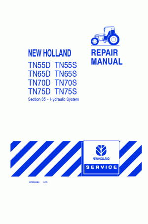 New Holland TN55D, TN55S, TN65D, TN65S, TN70D, TN70S, TN75D, TN75S Service Manual