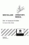 New Holland 50CS, TZ25DA Operator`s Manual