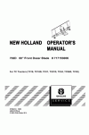 New Holland 702D Operator`s Manual