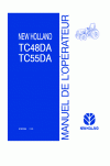 New Holland TC48DA, TC55DA Operator`s Manual