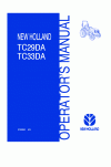 New Holland TC29DA, TC33DA Operator`s Manual