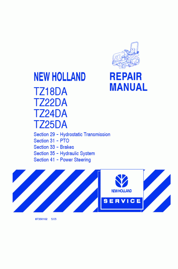 TZ24DA #87300189 TZ25DA Air Filter for NEW HOLLAND TC21D TZ18A/DA TZ22DA