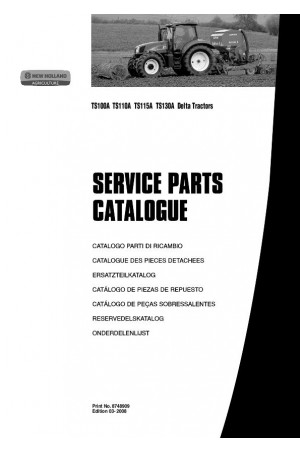 New Holland TS100A, TS110A, TS115A, TS130A Parts Catalog