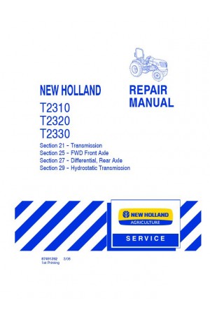 New Holland T2310, T2320 Service Manual