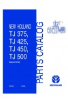 New Holland TJ375, TJ425, TJ450, TJ500 Parts Catalog