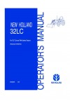 New Holland 32LC Operator`s Manual