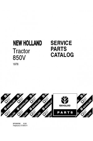 New Holland 850V Parts Catalog