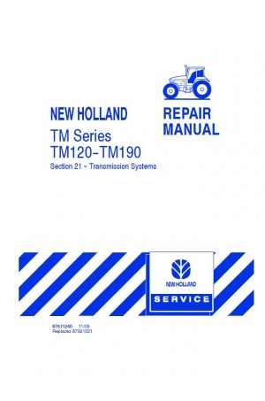 New Holland 21, TM120, TM190 Service Manual