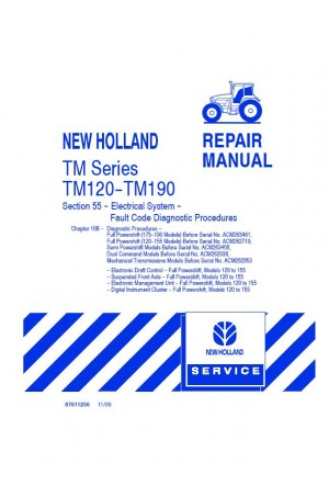 New Holland 55 Service Manual
