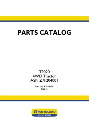 New Holland T9020 Parts Catalog