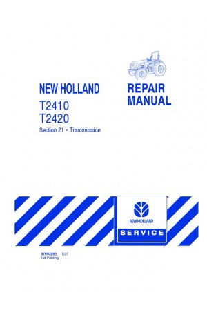 New Holland T2410, T2420 Service Manual