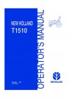 New Holland T1510 Operator`s Manual