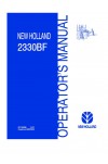 New Holland 2330BF Operator`s Manual