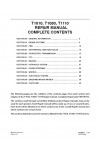 New Holland T1010, T1030, T1110 Service Manual