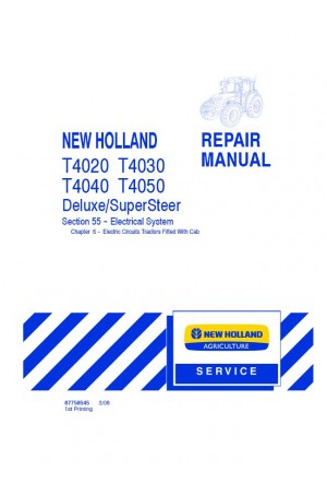 New Holland T4020, T4030, T4040, T4050 Service Manual