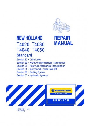 New Holland T4020, T4030, T4040, T4050 Service Manual