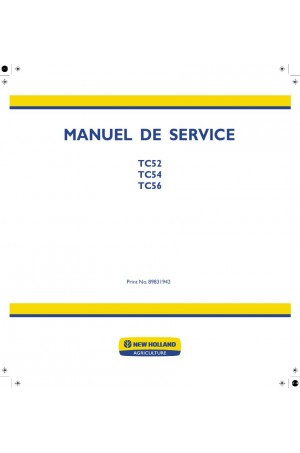New Holland TC52, TC54, TC56 Service Manual