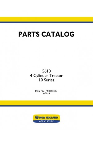 New Holland 5610 Parts Catalog