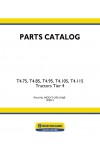 New Holland T4.105, T4.115, T4.75, T4.85, T4.95 Parts Catalog