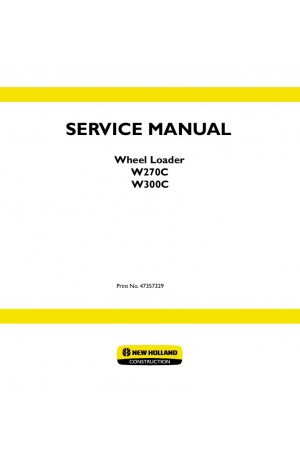 New Holland CE W270C, W300C Service Manual