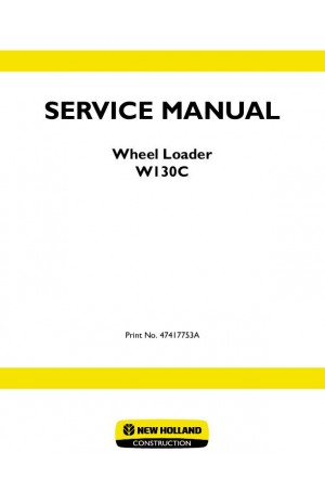 New Holland CE W130C Service Manual