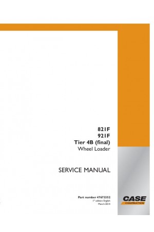 Case 821F, 921F Service Manual