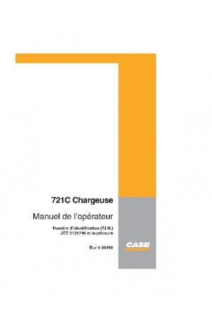 Case 621C, 721C Operator`s Manual