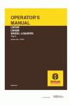 New Holland CE LW50.B, LW80.B Operator`s Manual