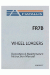 New Holland CE FR7B Operator`s Manual