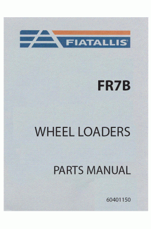New Holland CE FR7B Parts Catalog
