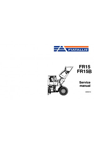New Holland CE FR15, FR15B Service Manual