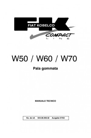 Kobelco W50, W60, W70, W80 Service Manual